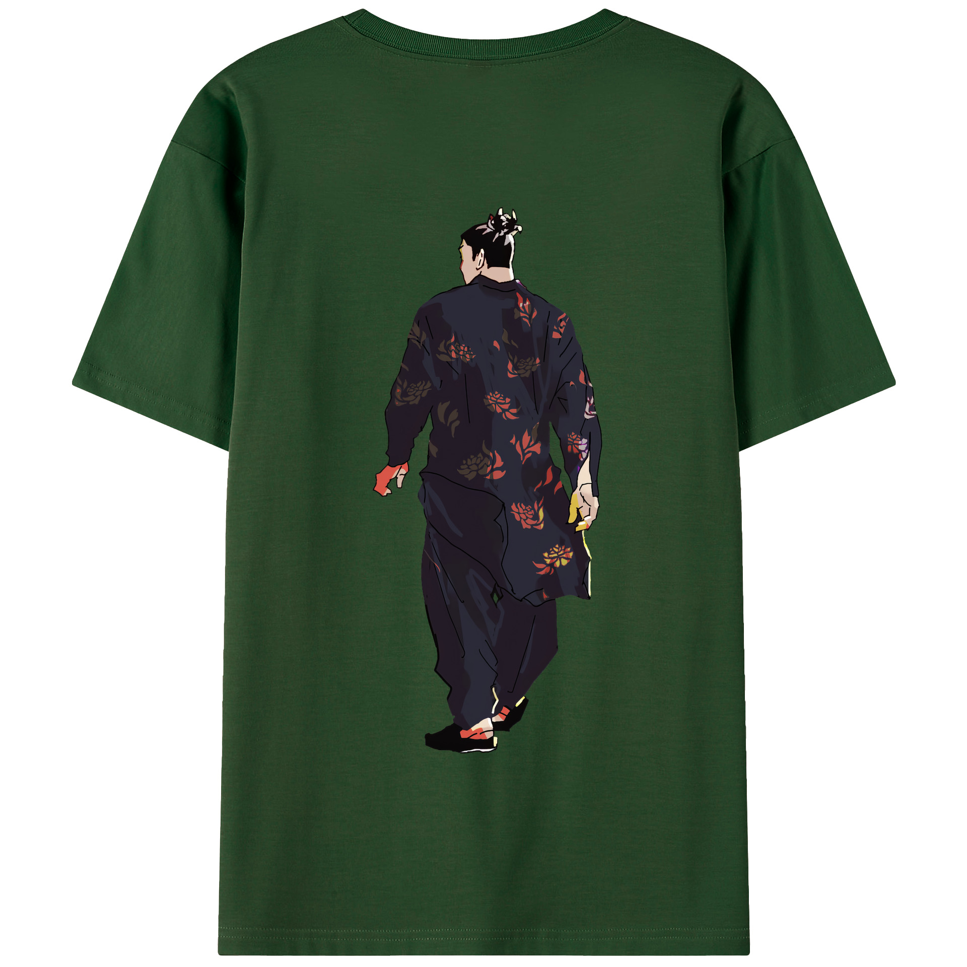 （画像用） 呪術廻戦 Jujutsu Kaisen 綿100％半袖Tシャツ（背面プリント）